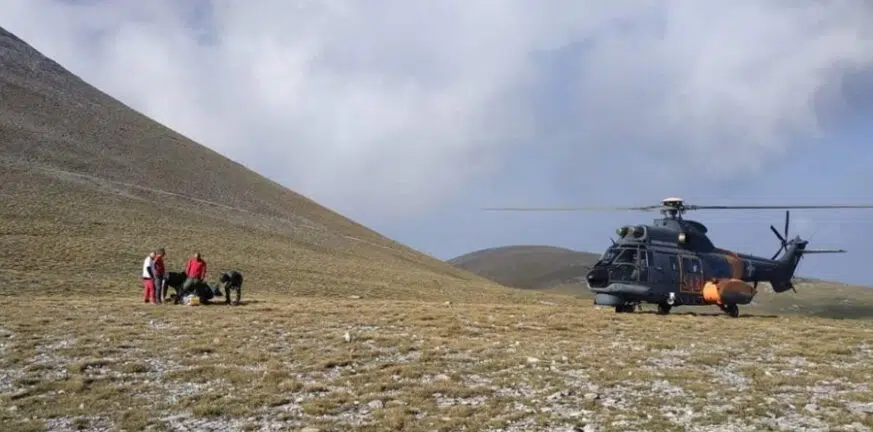 Διάσωση ορειβάτη στον Όλυμπο - Κινητοποιήθηκε ελικόπτερο Super Puma