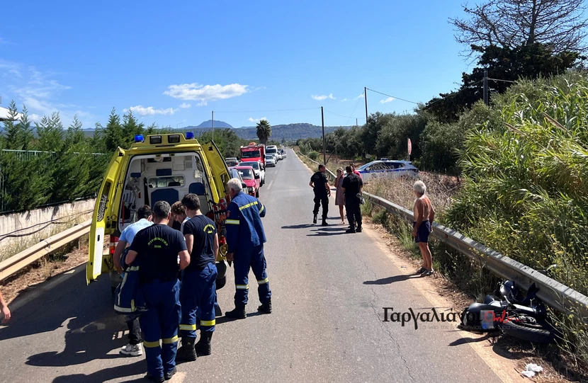 Σοβαρό τροχαίο στη Μεσσηνία: Μηχανή κόπηκε στα δύο, σοβαρά τραυματισμένος ο οδηγός - ΦΩΤΟ