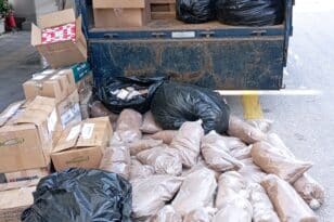 Επιχειρηματίας από το Αίγιο ο συλληφθείς με ποσότητα «μαμούθ» καπνικών προϊόντων - Κατασχέθηκαν 2 τόνοι λαθραίου καπνού και όπλα - ΦΩΤΟ