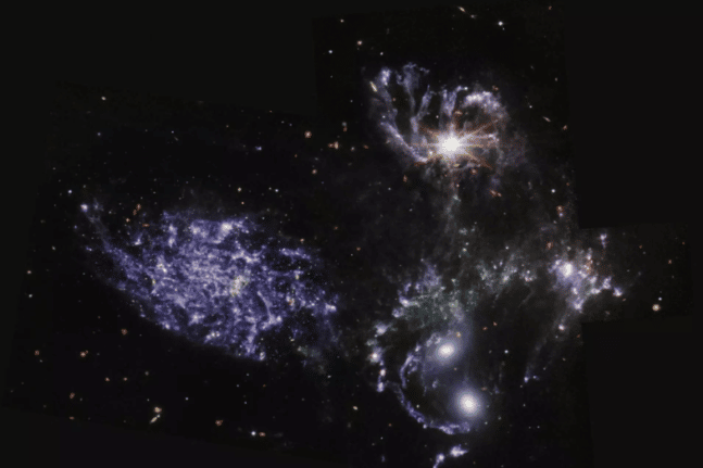 James Webb: Εντυπωσιακή φωτογραφία σπάνιου φαινομένου - «Το κοσμικό αποτύπωμα» δύο γιγάντιων άστρων