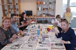 Πάτρα - Erasmus+: Συμμετοχή εκπαιδευτικών στο εργαστήριο «Δημιουργία Καρναβαλικής Μάσκας» ΦΩΤΟ