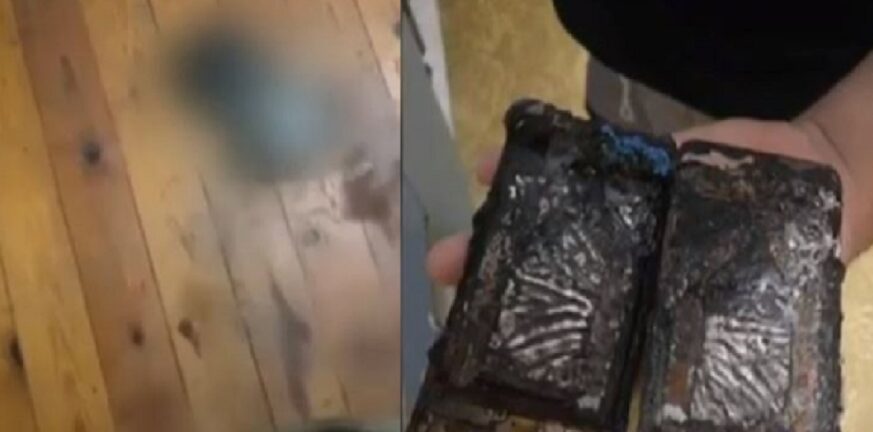 Θεσσαλονίκη: Πήρε φωτιά το κινητό του ενώ κοιμόταν δίπλα - ΒΙΝΤΕΟ