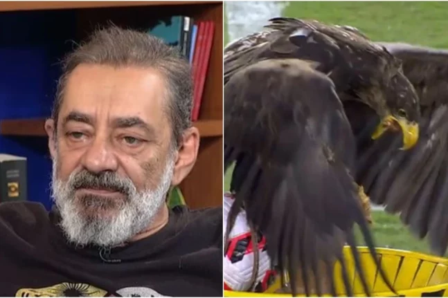 Αντώνης Καφετζόπουλος: Η δυσαρέσκεια του ηθοποιού για τον ζωντανό αετό στο γήπεδο της ΑΕΚ - Η ανάρτησή του