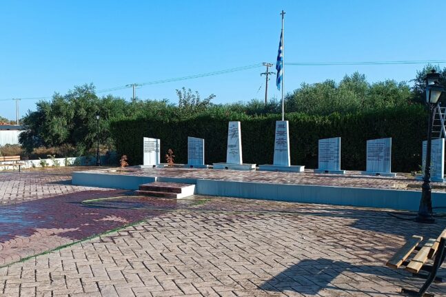 Δυτική Αχαΐα: Αποκαλυπτήρια μνημείου για τους εκτελεσθέντες της περιόδου 1941-1944