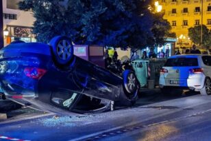 Θεσσαλονίκη: Καραμπόλα τριών οχημάτων με δύο τραυματίες - Τούμπαρε ΙΧ