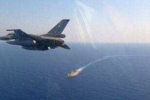 Με F-16 πάνω από την Κίναρο προκάλεσαν ξανά οι Τούρκοι