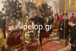 Έφτασε στην Πάτρα η θαυματουργή εικόνα της Παναγίας από τα Ιεροσόλυμα - ΦΩΤΟ