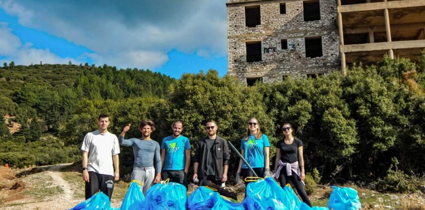 Πάτρα - KΑ.ΠΑ. Project: Μάζεψαν από το σανατόριο της Ζάστοβας 14 σακούλες με σκουπίδια!