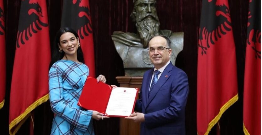 Ελαβε την Αλβανική υπηκόοτηα η ποπ σταρ Dua Lipa