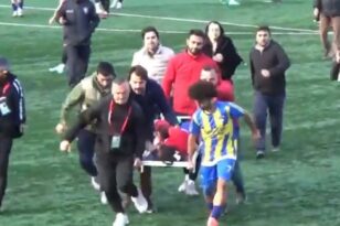 Σοκ, ποδοσφαιριστής στην Τουρκία δίνει μάχη για τη ζωή του ΒΙΝΤΕΟ