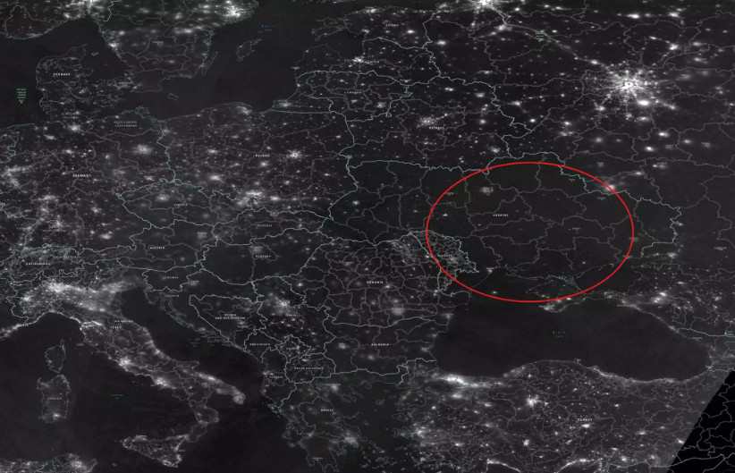 Ουκρανία: Εκατομμύρια παραμένουν βυθισμένοι στο σκοτάδι και χωρίς θέρμανση - Εικόνες της NASA
