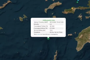 Σεισμός 4.2 Ρίχτερ στην Τήλο
