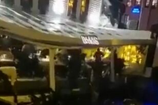 Κωνσταντινούπολη: Κατέρρευσε τμήμα εστιατορίου στην περιοχή Μπεμπέκ – Άνθρωποι βρέθηκαν στη θάλασσα ΒΙΝΤΕΟ