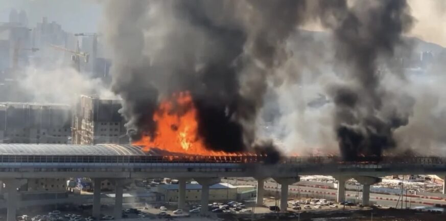 Νότια Κορέα: Τραγωδία με 5 νεκρούς από φωτιά σε σκεπαστό τμήμα αυτοκινητοδρόμου ΒΙΝΤΕΟ