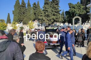 Βαρύ πένθος στην κηδεία του Απόστολου Γεωργαρά