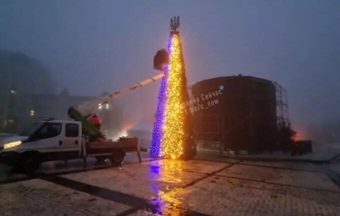 Κίεβο,χριστουγεννιάτικο,δέντρο