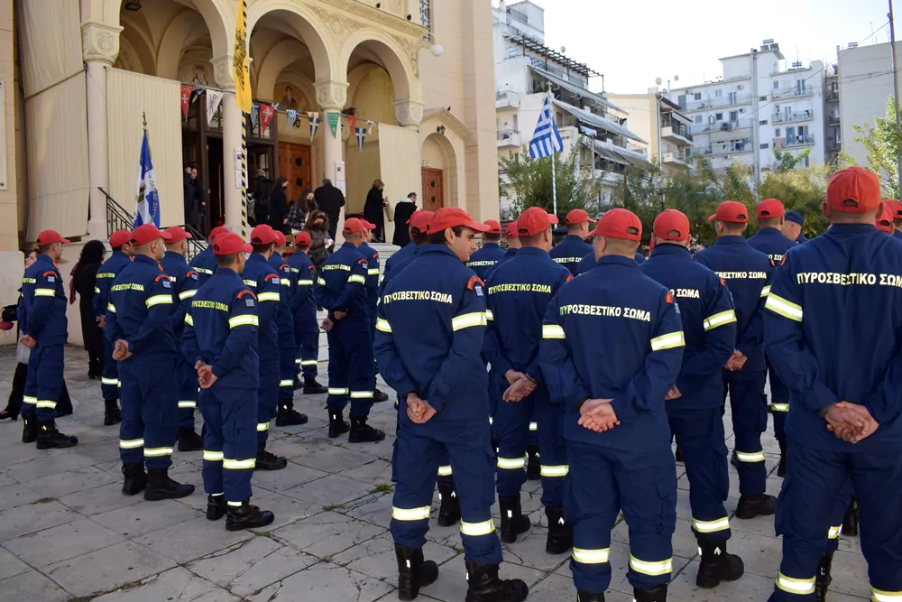 Πάτρα: Ο Μιχάλης Αναστασίου στον εορτασμό του Πυροσβεστικού Σώματος