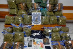 Χαλκιδική: Συνελήφθη με 37 κιλά κάνναβης και 240 γραμμάρια κοκαΐνης