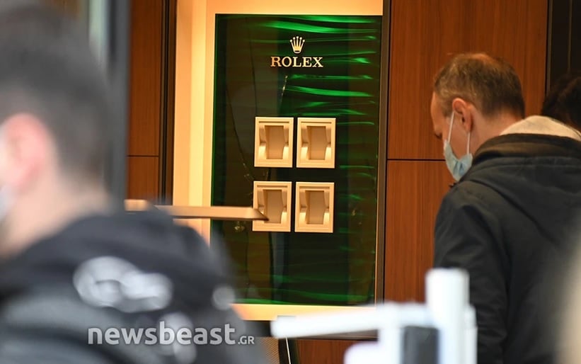 κατάστημα Rolex,ένοπλη ληστεία