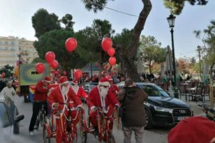 Patras Santa Bike 2023: Η Πάτρα το Σάββατο 16 Δεκεμβρίου γεμίζει από Αγιοβασίληδες
