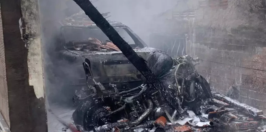 Αλεξανδρούπολη: Ξέσπασε φωτιά στον Απαλό από μοτοσυκλέτα - Τι συνέβη ΦΩΤΟ - ΒΙΝΤΕΟ