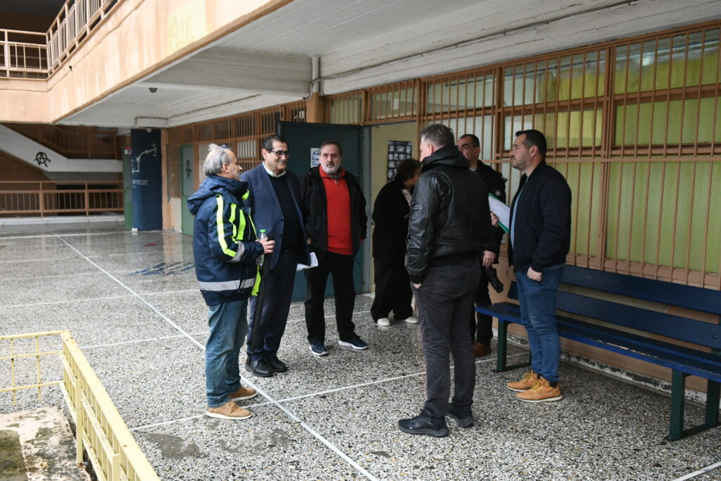 Πάτρα: Στο σχολικό συγκρότημα Μαρούσα ο Πελετίδης - Για το έργο της ενεργειακής αναβάθμισης