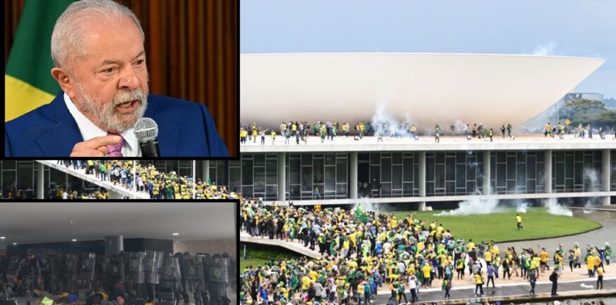 Βραζιλία: Ανακτήθηκε ο έλεγχος στα κυβερνητικά κτίρια - Τουλάχιστον 150 συλλήψεις - Καταδίκη Λούλα και Μπάιντεν