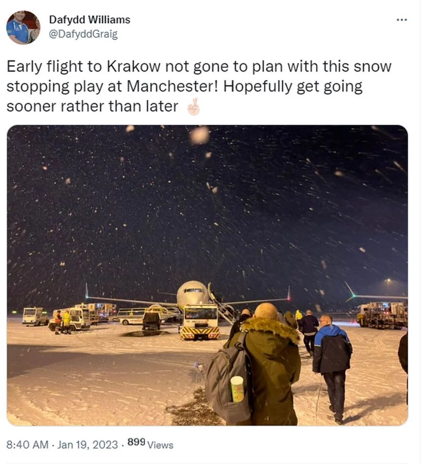 Βρετανία: Έκλεισε το αεροδρόμιο του Μάντσεστερ εξαιτίας του χιονιά