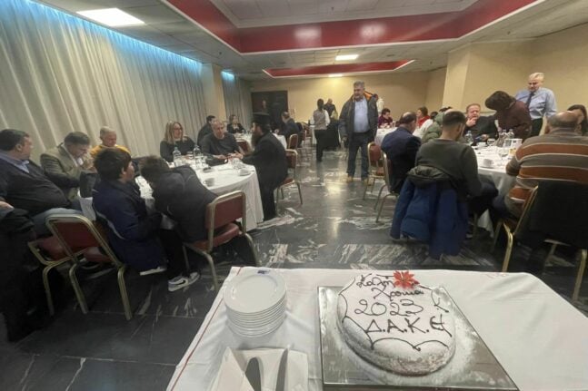 Με μεγάλη επιτυχία έκοψε η ΔΑΚΕ ΠΕ Πάτρας την Πρωτοχρονιάτικη πίτα της