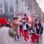 Ο αθλητικός κόσμος «έπαιξε» μπάλα στο Καρναβάλι της Πάτρας