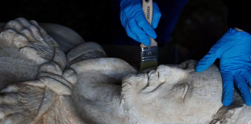 Ιταλία: Ανακαλύφθηκε άγαλμα αυτοκράτορα με τη μορφή του Ηρακλή 