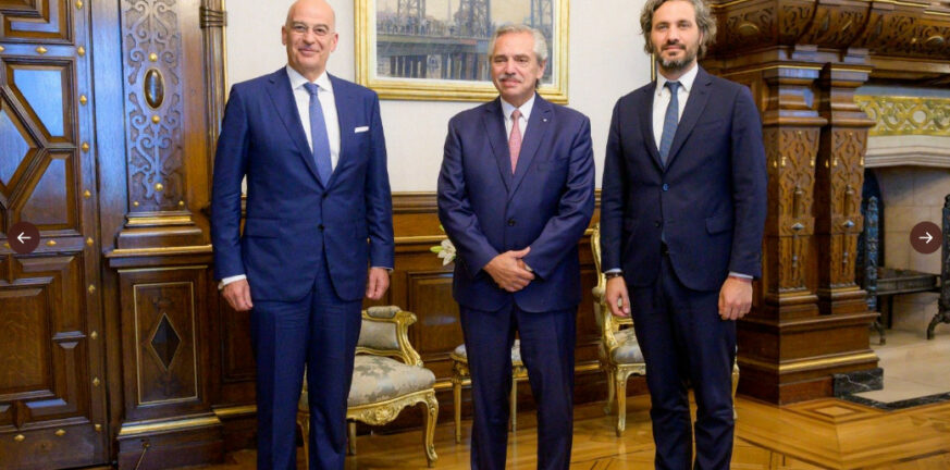 Δένδιας: Συνάντηση με τον πρόεδρο της Αργεντινής - Υπέγραψαν δύο συμφωνίες μεταξύ των χωρών