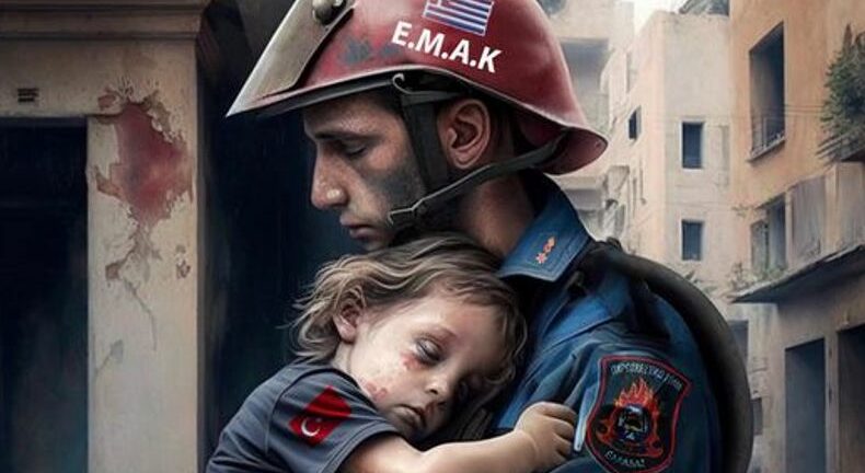 Σεισμός - Τουρκία: Η ιστορία πίσω από τη συγκλονιστική φωτογραφία του άνδρα της ΕΜΑΚ που έγινε viral