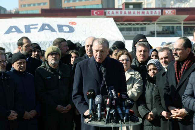 Σεισμός στην Τουρκία: Νέα κτίρια υπόσχεται ο Ταγίπ Ερντογάν