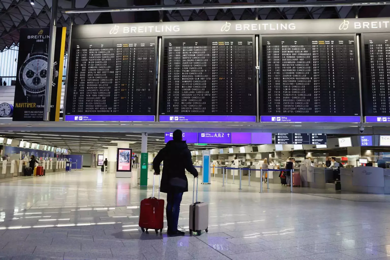 Germany: Transport paralyzes – Flight cancellations, travel problems