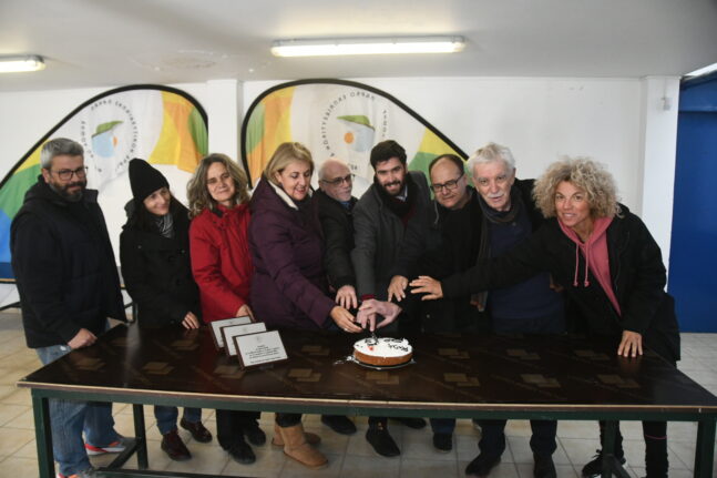 Πάτρα: Ο Γιώργος Μαγιάκης στην πίτα του Πάρκου Εκπαιδευτικών Δράσεων του Δήμου