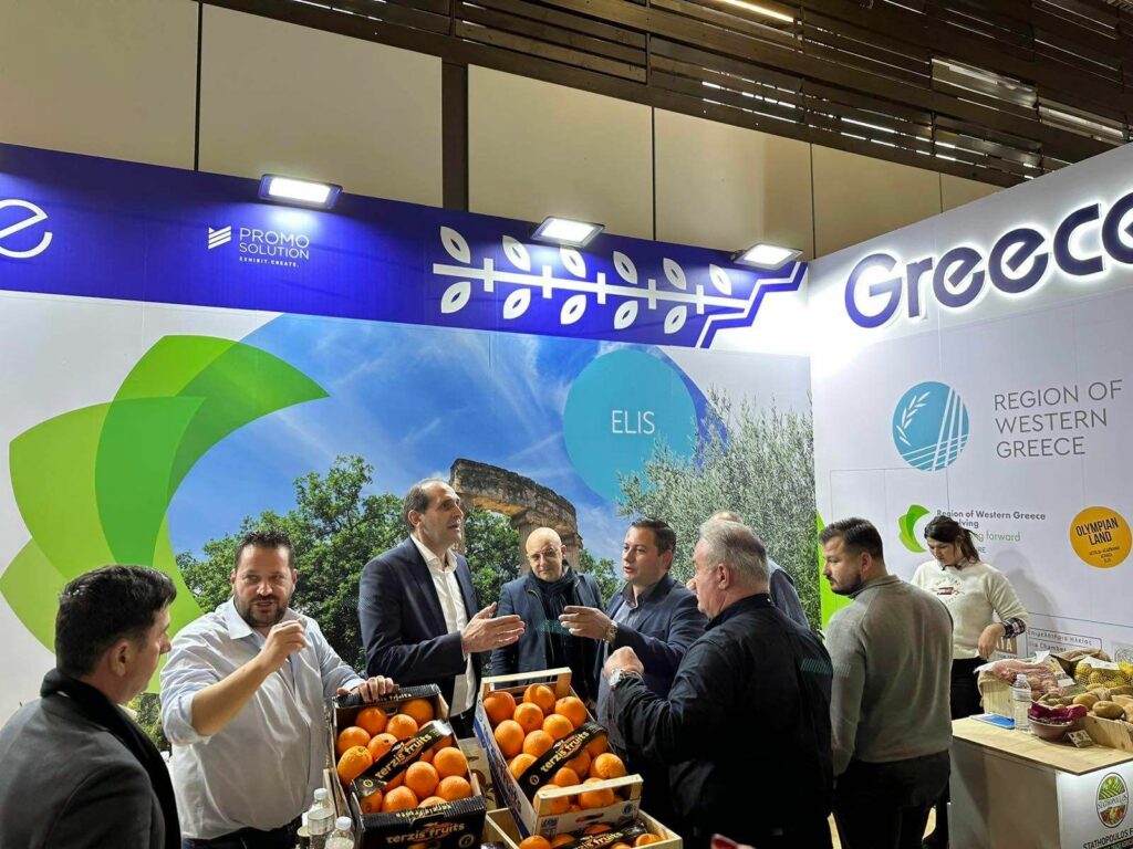 Στο παγκόσμιο «ραντεβού» της Fruit Logistica διακρίθηκε η Περιφέρεια Δυτικής Ελλάδας