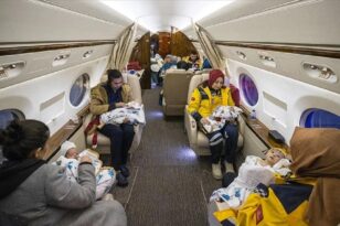 Σεισμός στην Τουρκία: 16 μωρά μεταφέρθηκαν με το προεδρικό αεροσκάφος στην Άγκυρα