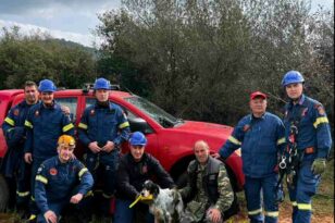 Επιχείρηση της Πυροσβεστικής για απεγκλωβισμό σκύλου από πηγάδι 30 μέτρων