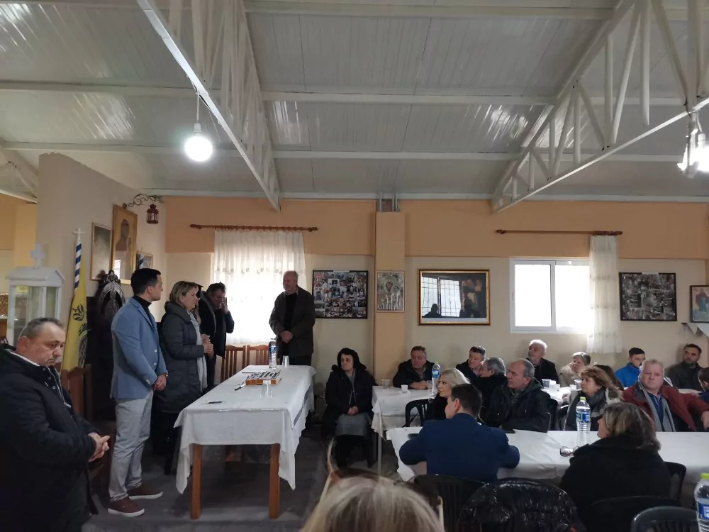 Πάτρα: Η Αναστασία Τογιοπούλου στην κοπή πίτας του Εκπολιτιστικού Συλλόγου Μοίρα