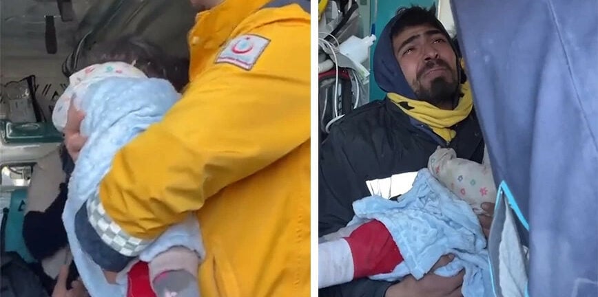 Τουρκία: Διασώθηκε βρέφος μετά από 55 ώρες - Το κράτησε ζωντανό η μητέρα θηλάζοντάς το ΒΙΝΤΕΟ