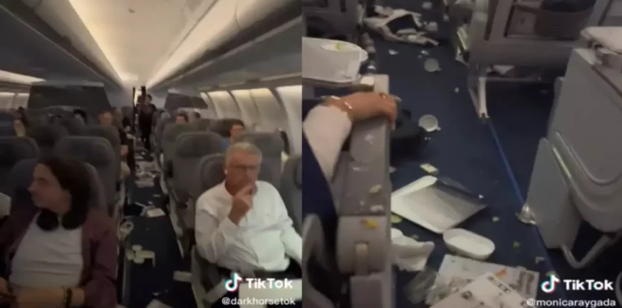 Επιβάτες τραβούν βίντεο την ώρα που γίνονται αναταράξεις σε πτήσεις - Οι αναρτήσεις στο TikTok που «τρομάζουν» 