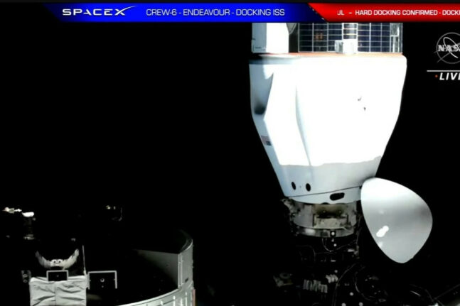 NASA: Η διαστημική αποστολή Crew 6 προσδέθηκε με επιτυχία στον ISS