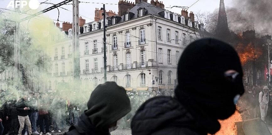 Γαλλία - Διαμαρτυρία για το νερό: Νέες συγκρούσεις διαδηλωτών με την αστυνομία