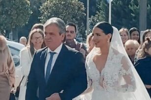 Ονειρικός γάμος για την κόρη του πρώην αντιδημάρχου Κώστα Ταπεινού - ΦΩΤΟ
