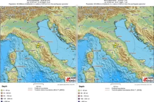 Σεισμός στην Ιταλία - Τρεις ισχυρές δονήσεις μέσα σε 4 ώρες