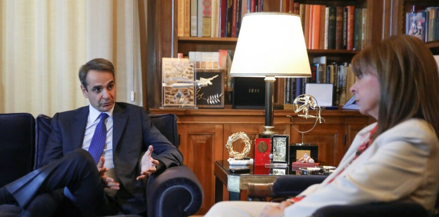 Στο Προεδρικό Μέγαρο την Παρασκευή ο Μητσοτάκης - Θα συναντηθεί με τη Σακελλαροπούλου