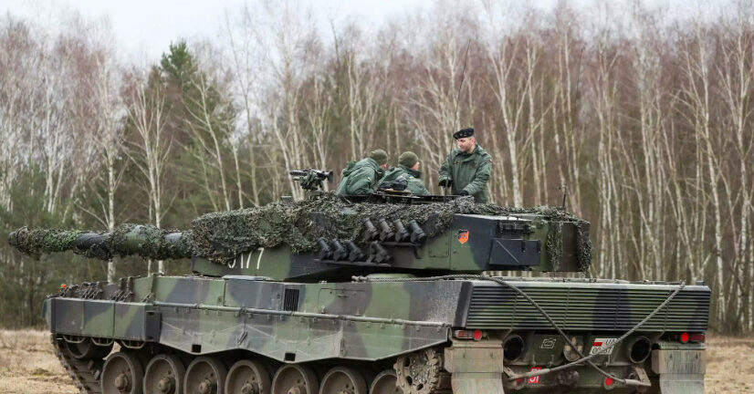Στην Ουκρανία τα 18 άρματα μάχης Leopard 2 που είχε υποσχεθεί η Γερμανία