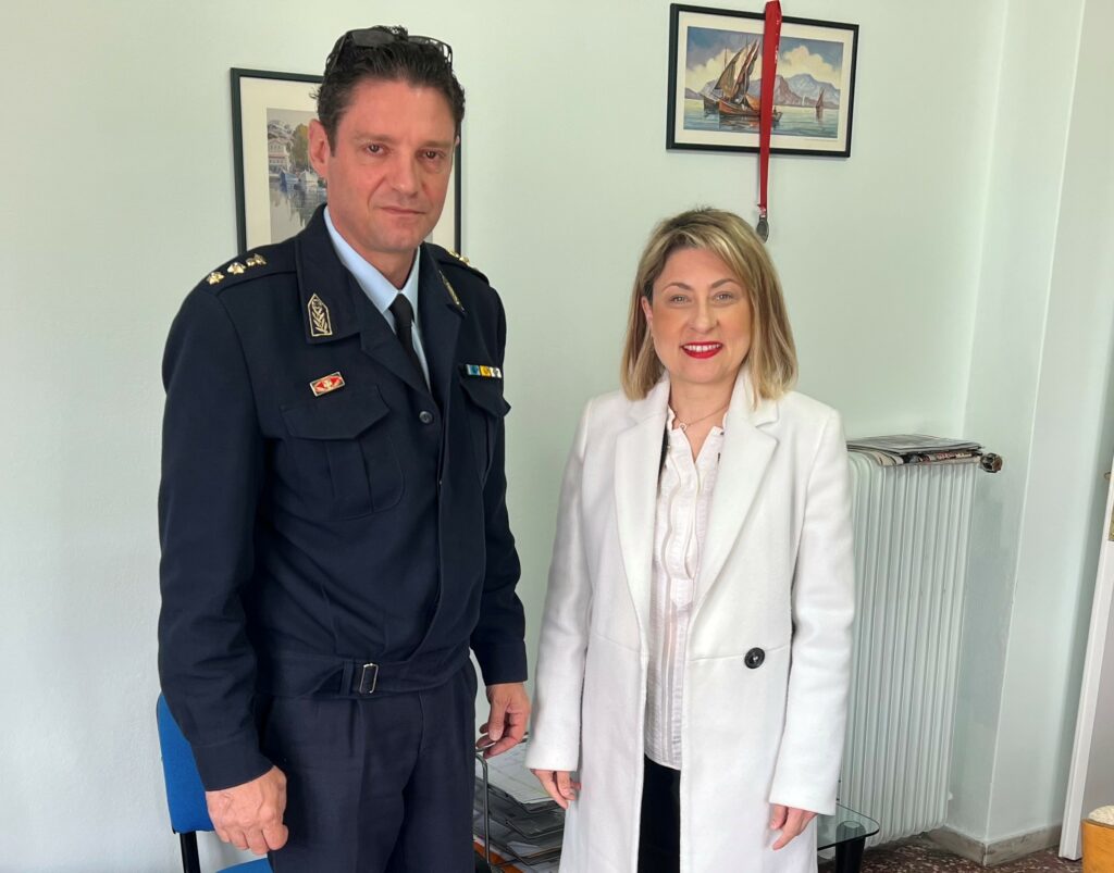 Χριστίνα Αλεξοπούλου: Επίσκεψη στο Α’ Αστυνομικό Τμήμα και στην Τροχαία Πατρών