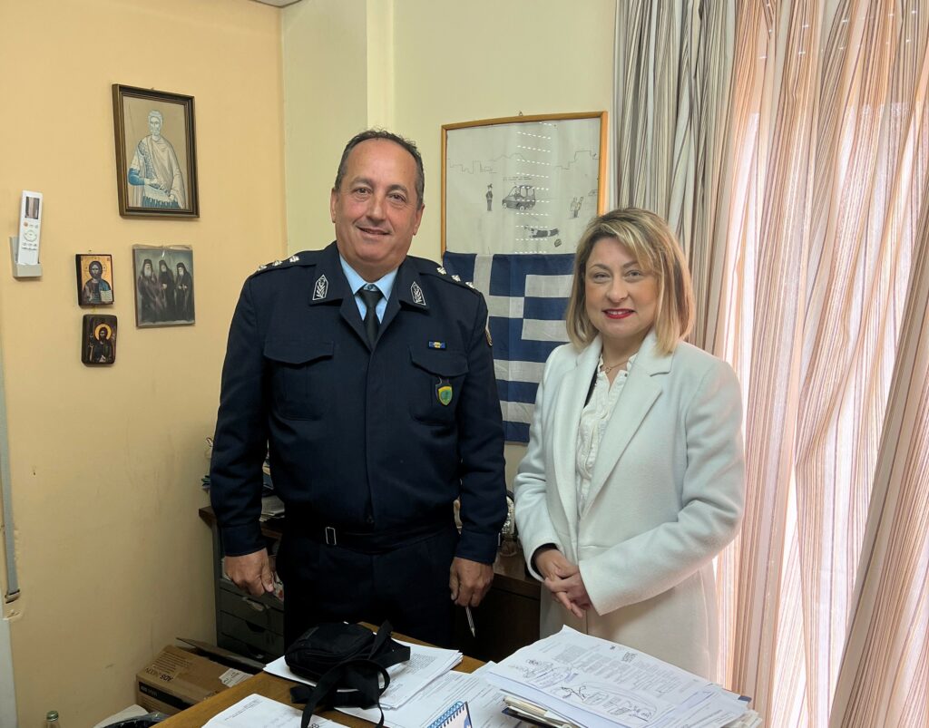 Χριστίνα Αλεξοπούλου: Επίσκεψη στο Α’ Αστυνομικό Τμήμα και στην Τροχαία Πατρών